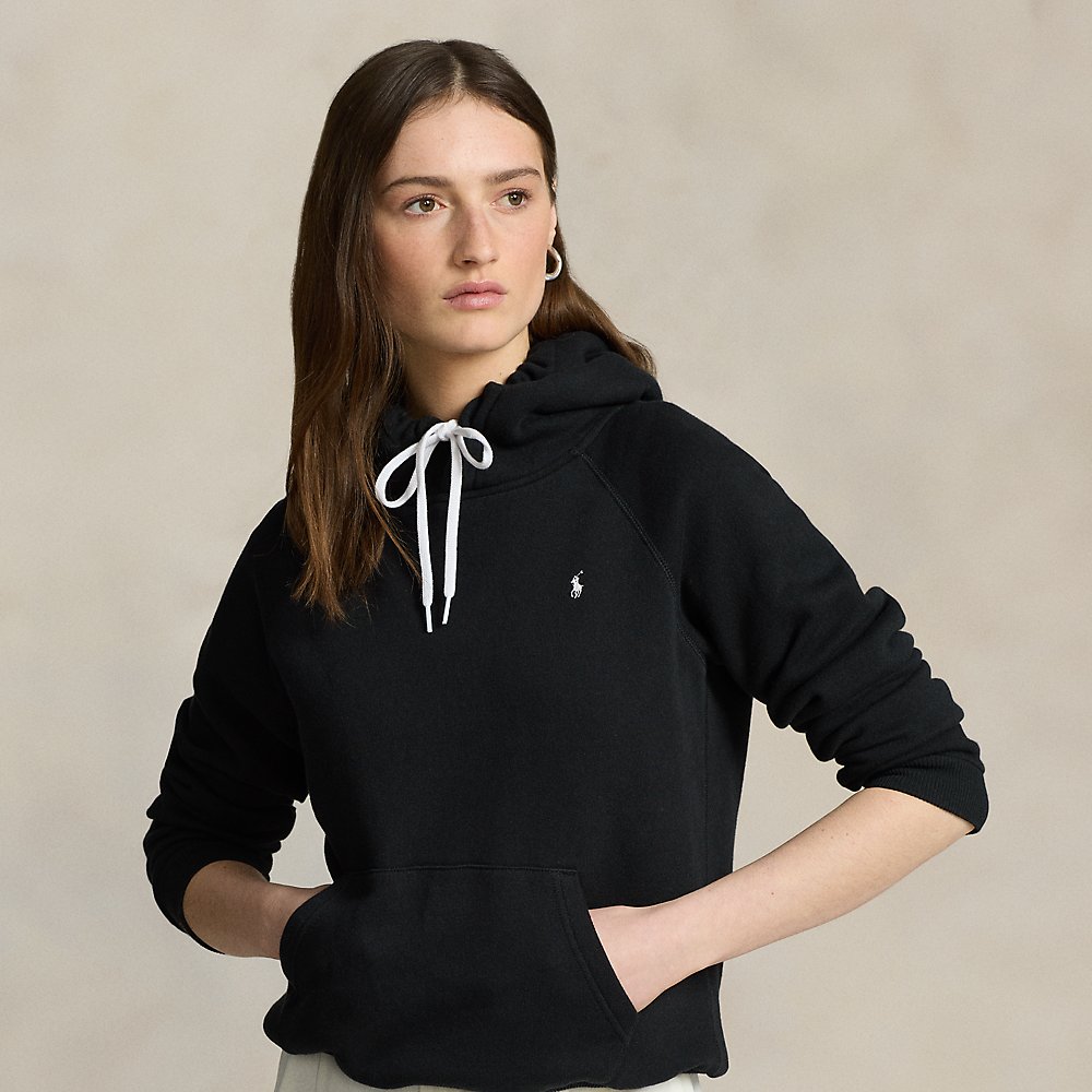 Shrunken-Fit Kapuzenpullover aus Fleece von Polo Ralph Lauren