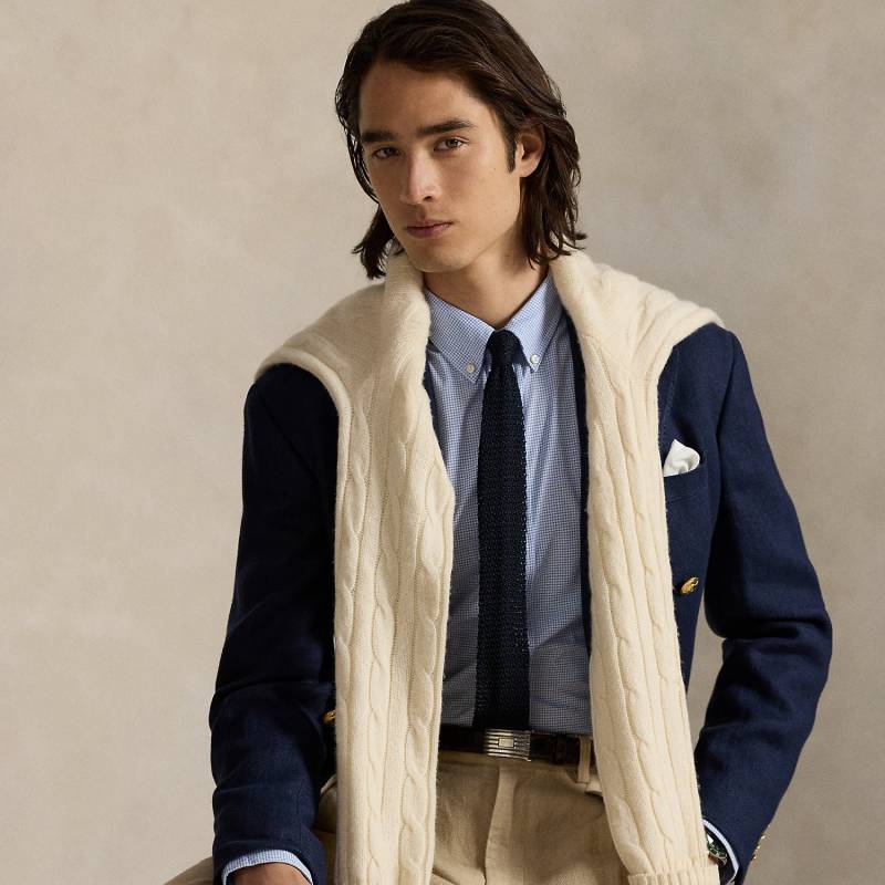 Slim-Fit Hahnentritt-Hemd aus Popeline von Polo Ralph Lauren