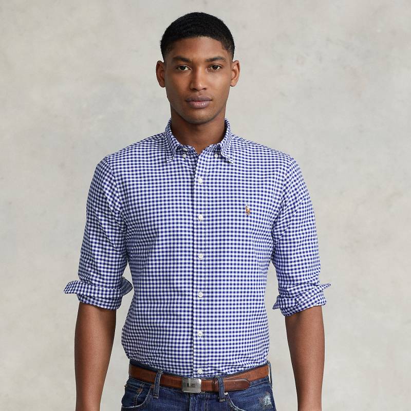 Slim-Fit Gingan-Oxfordhemd von Polo Ralph Lauren