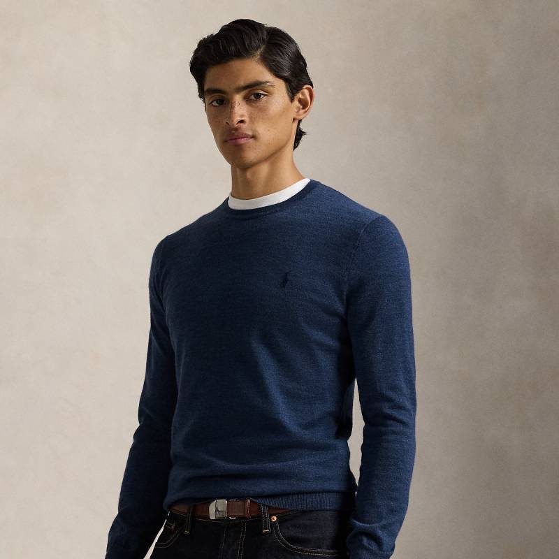 Slim-Fit Pullover aus waschbarer Wolle von Polo Ralph Lauren