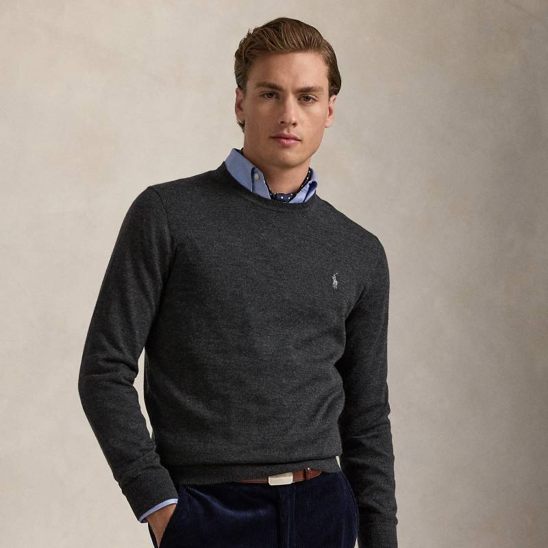 Slim-Fit Pullover aus waschbarer Wolle von Polo Ralph Lauren