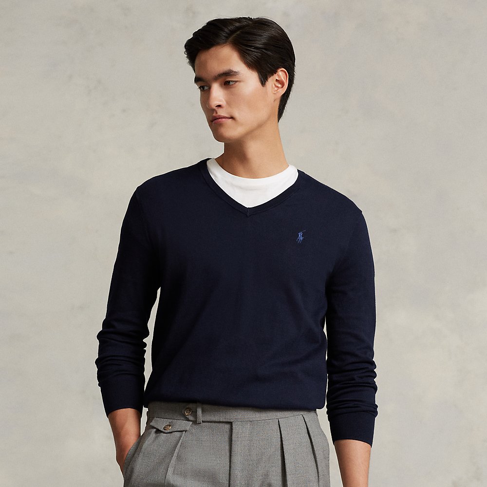 Slim-Fit Pullover mit V-Ausschnitt von Polo Ralph Lauren