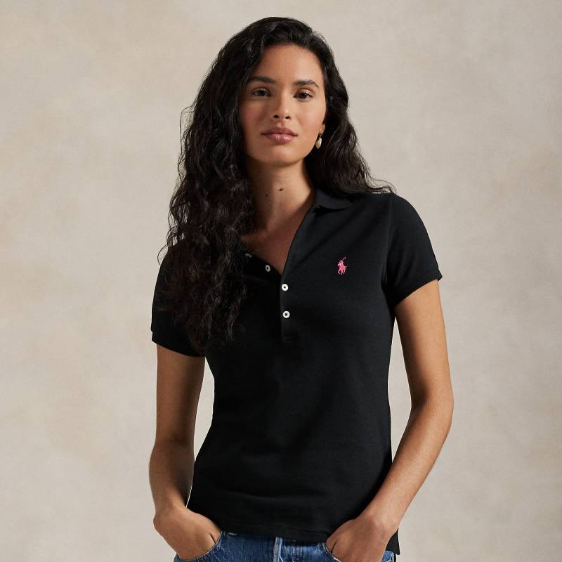 Slim-Fit Stretch-Poloshirt mit Pink Pony von Polo Ralph Lauren
