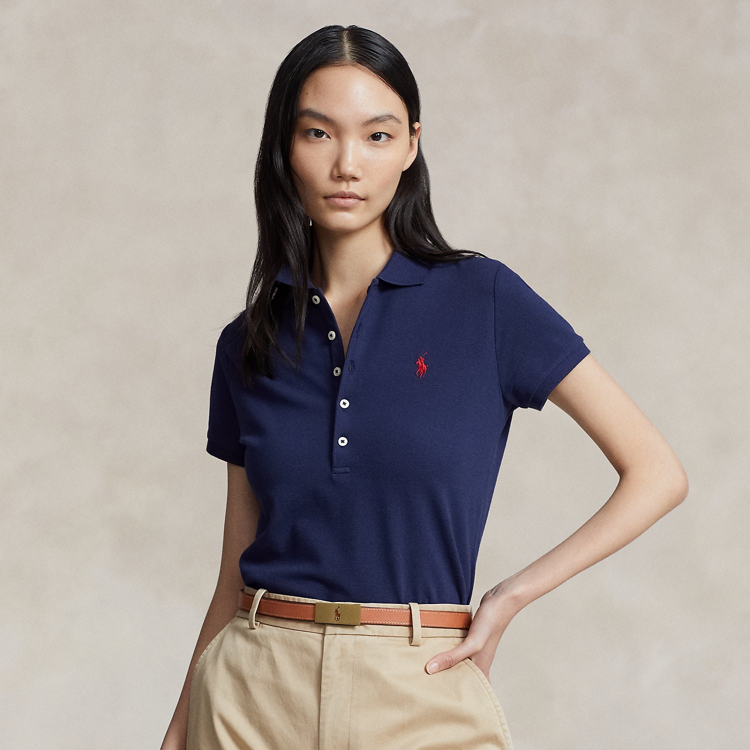 Slim-Fit Stretch-Poloshirt von Polo Ralph Lauren