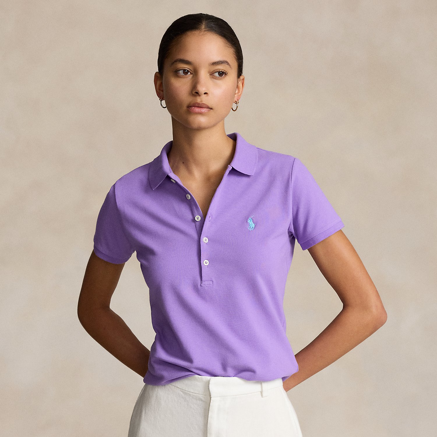 Slim-Fit Stretch-Poloshirt von Polo Ralph Lauren