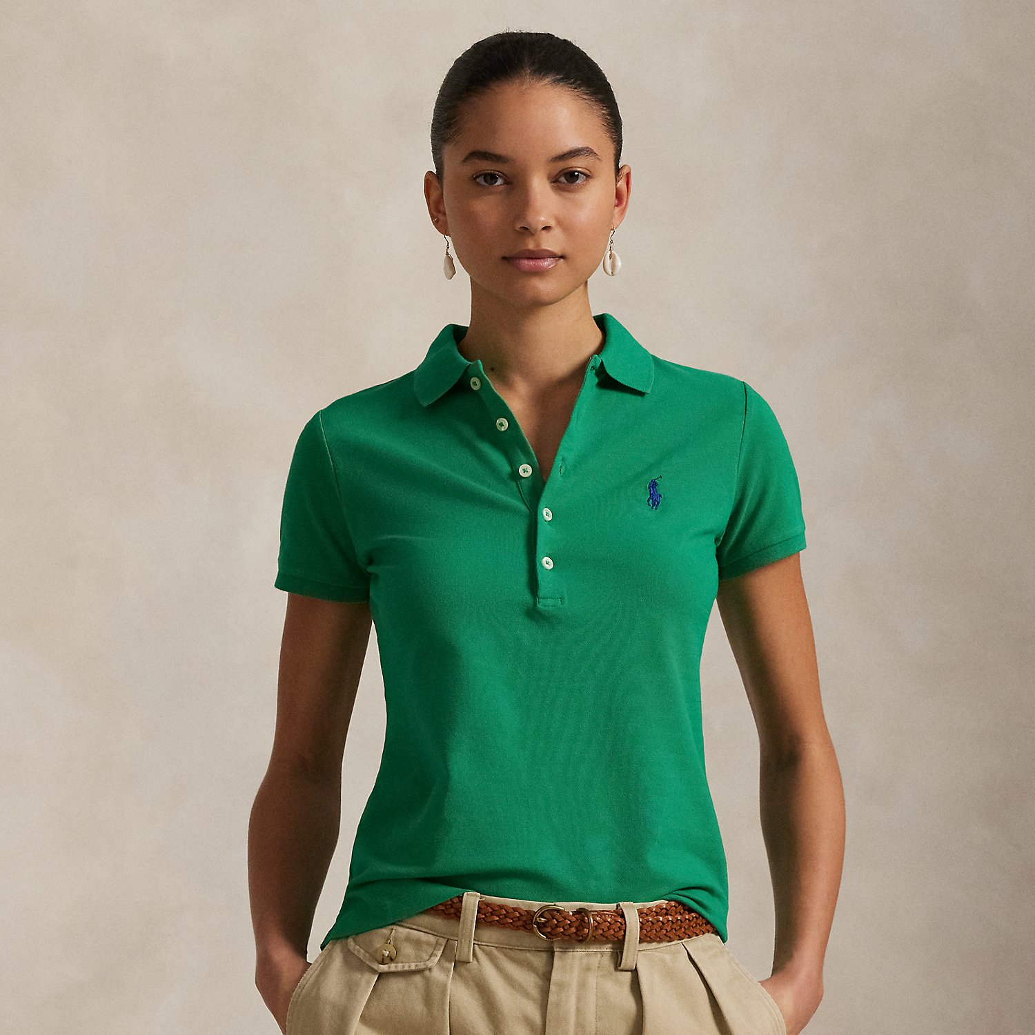 Slim-Fit Stretch-Poloshirt von Polo Ralph Lauren