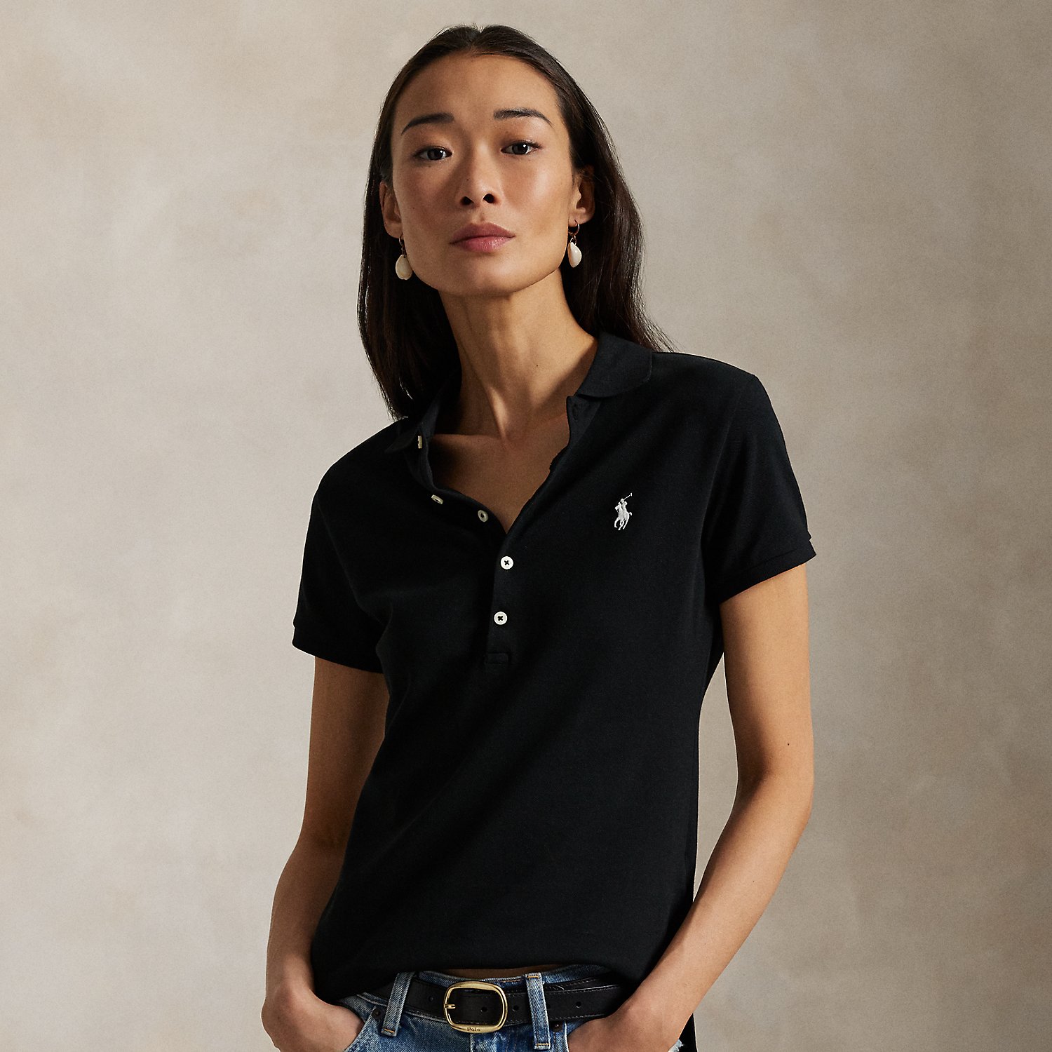 Slim-Fit Stretch-Poloshirt von Polo Ralph Lauren
