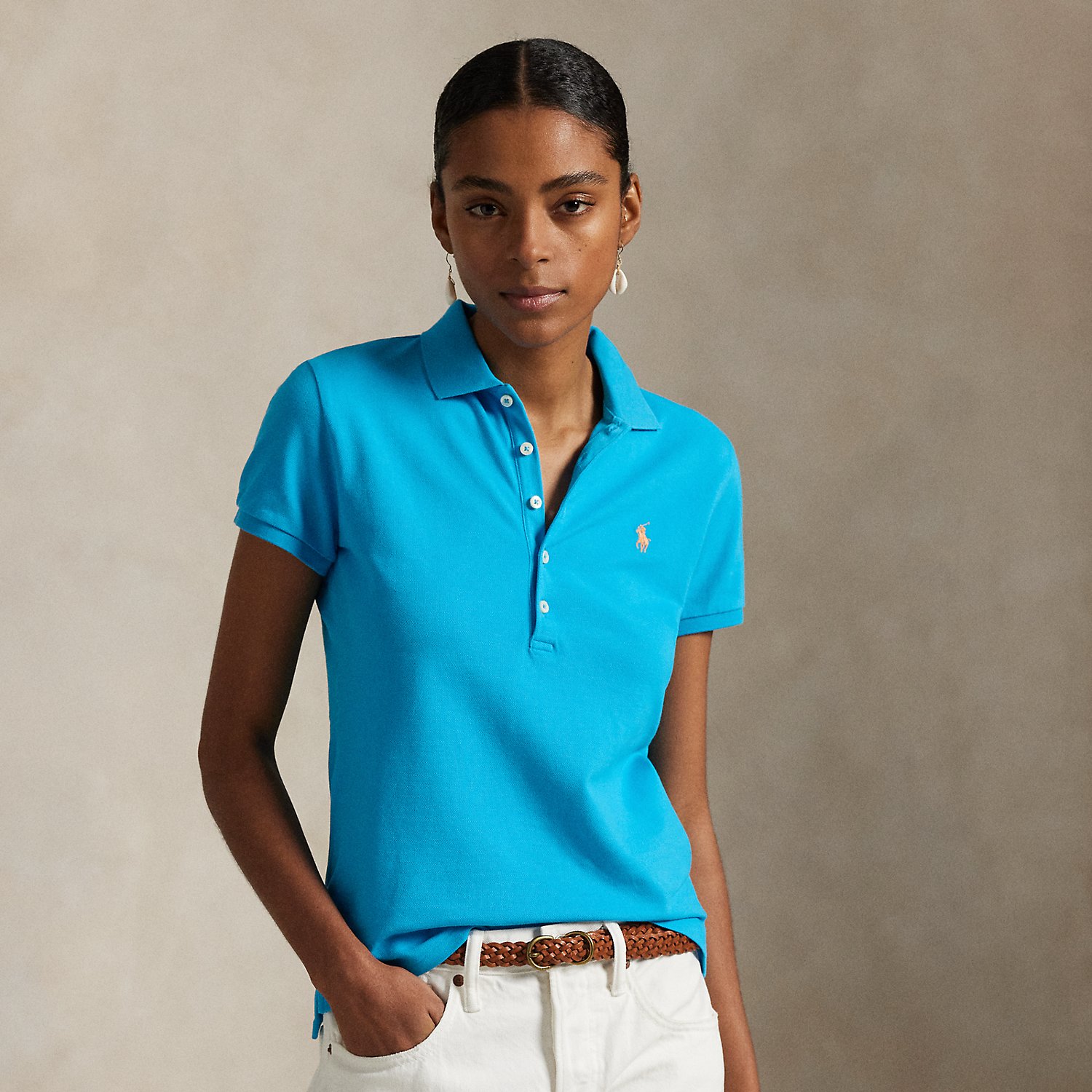 Slim-Fit Stretch-Poloshirt von Polo Ralph Lauren