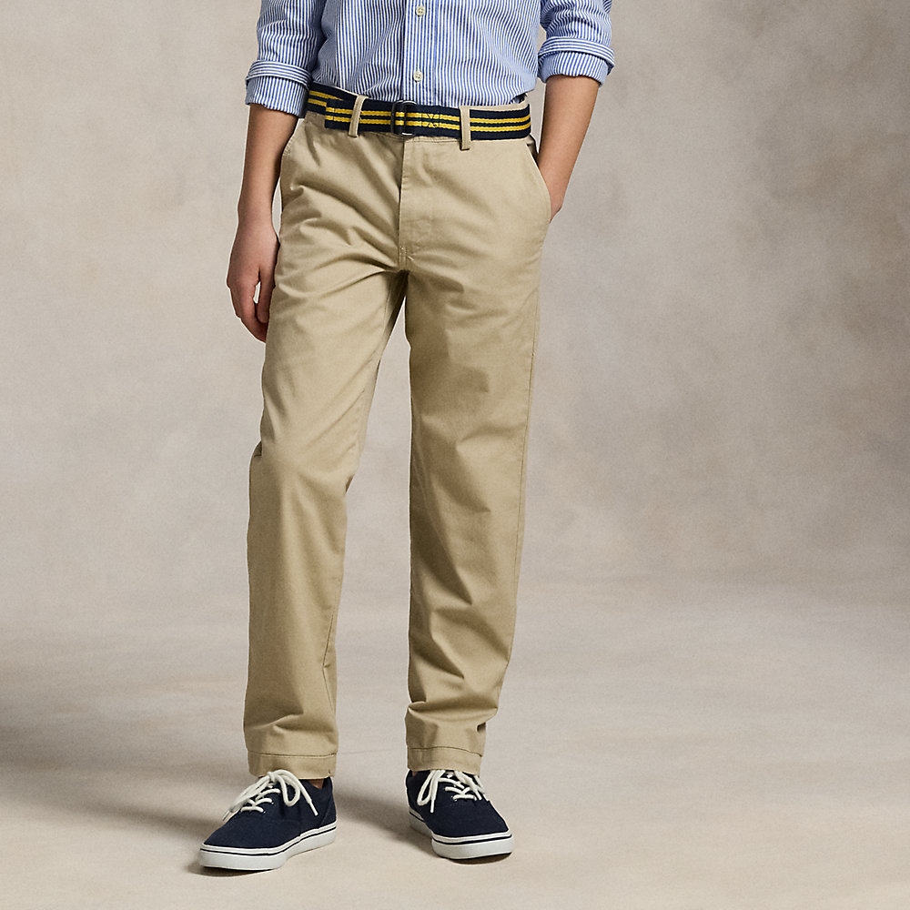 Slim-Fit Twillhose mit Gürtel von Ralph Lauren