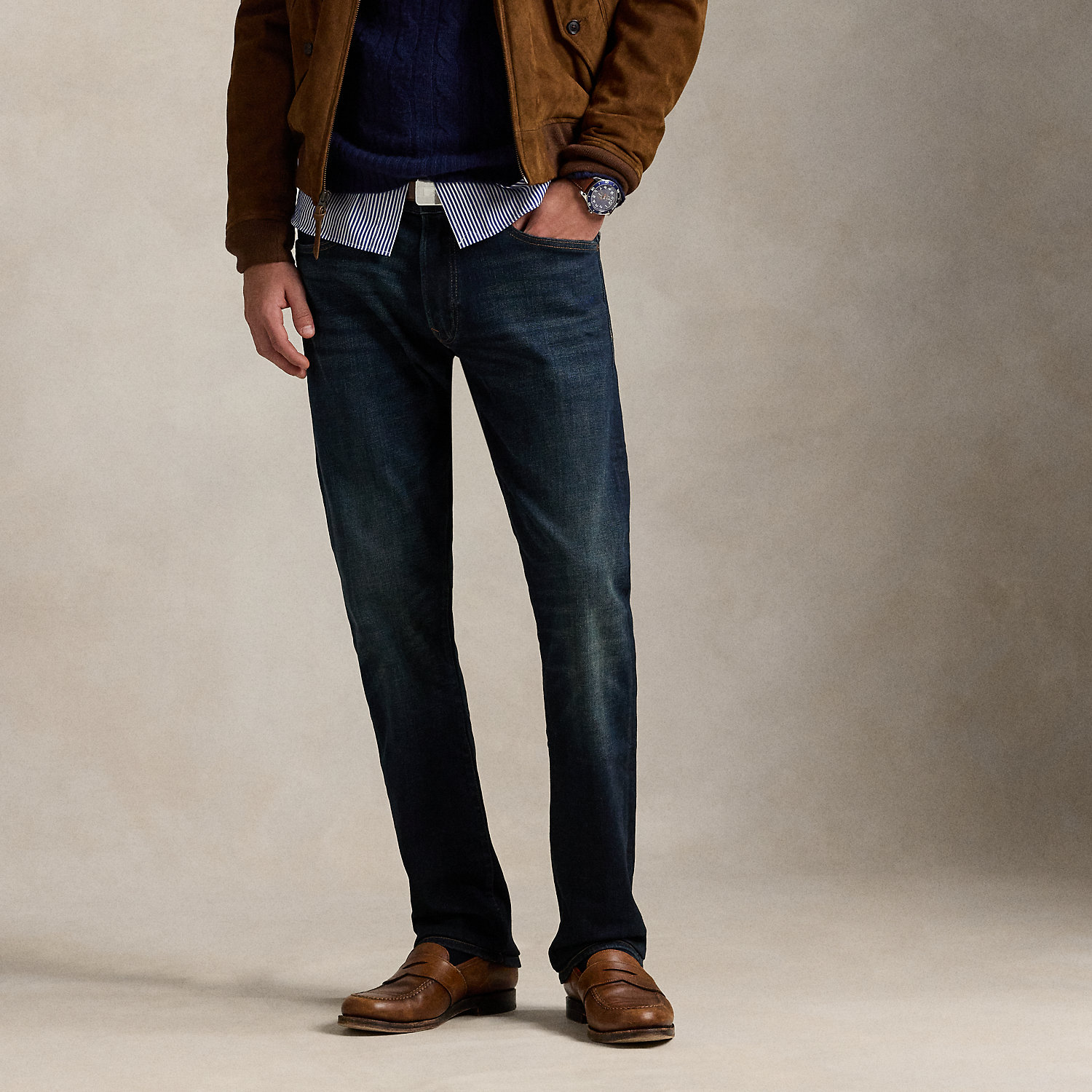 Slim-Straight Stretchjeans Varick von Polo Ralph Lauren