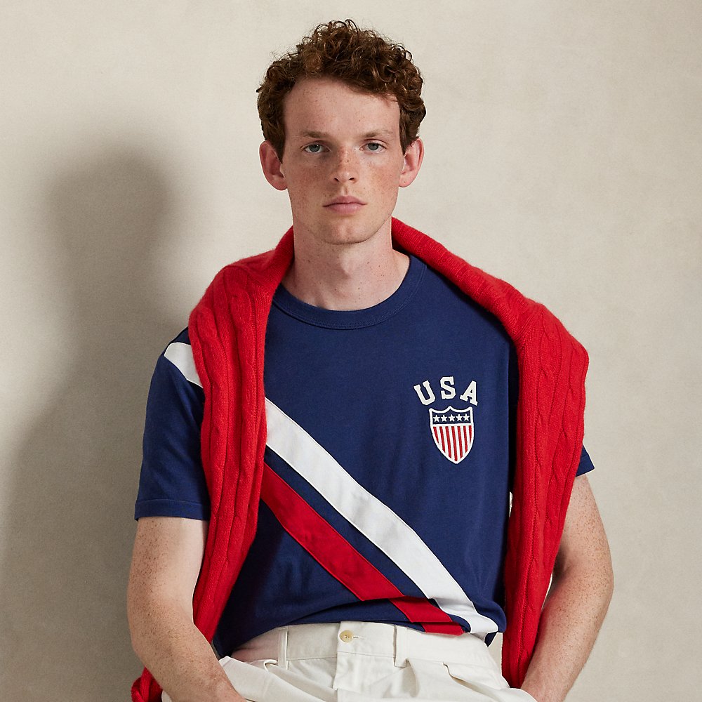 Standard-Fit Jersey-T-Shirt mit Grafik Standard-Fit Jersey-T-Shirt mit Grafik von Polo Ralph Lauren