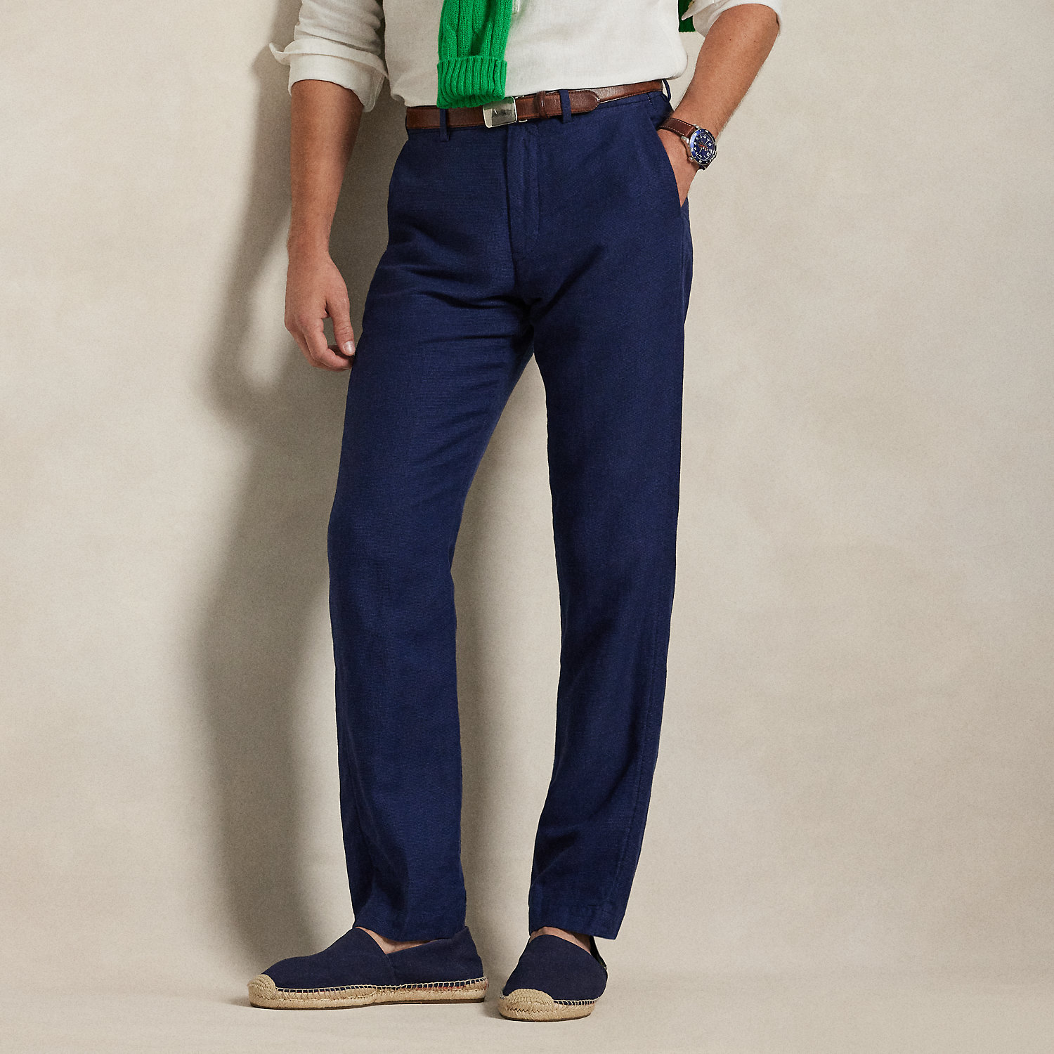 Straight-Fit Hahnentritt-Hose aus Twill von Polo Ralph Lauren