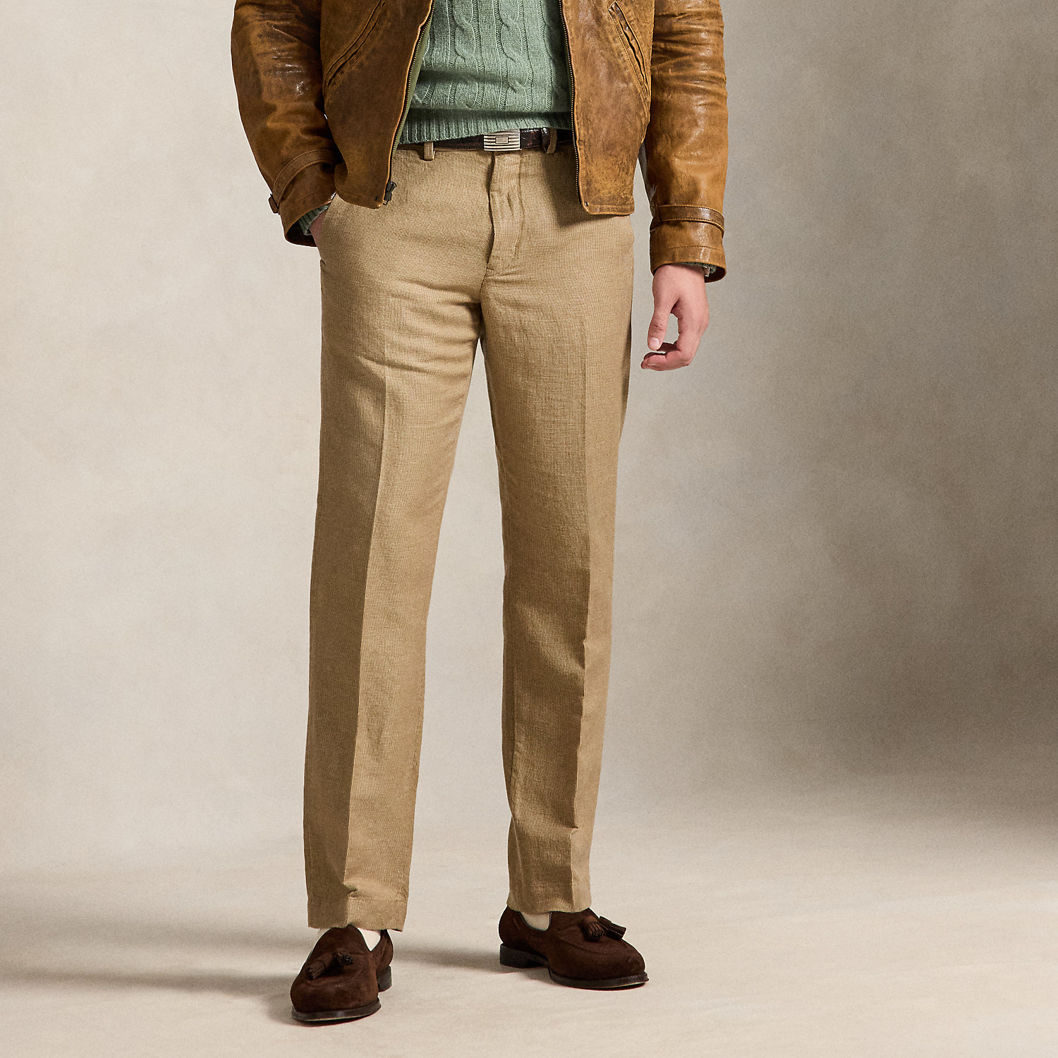 Straight-Fit Hahnentritt-Hose aus Twill von Polo Ralph Lauren