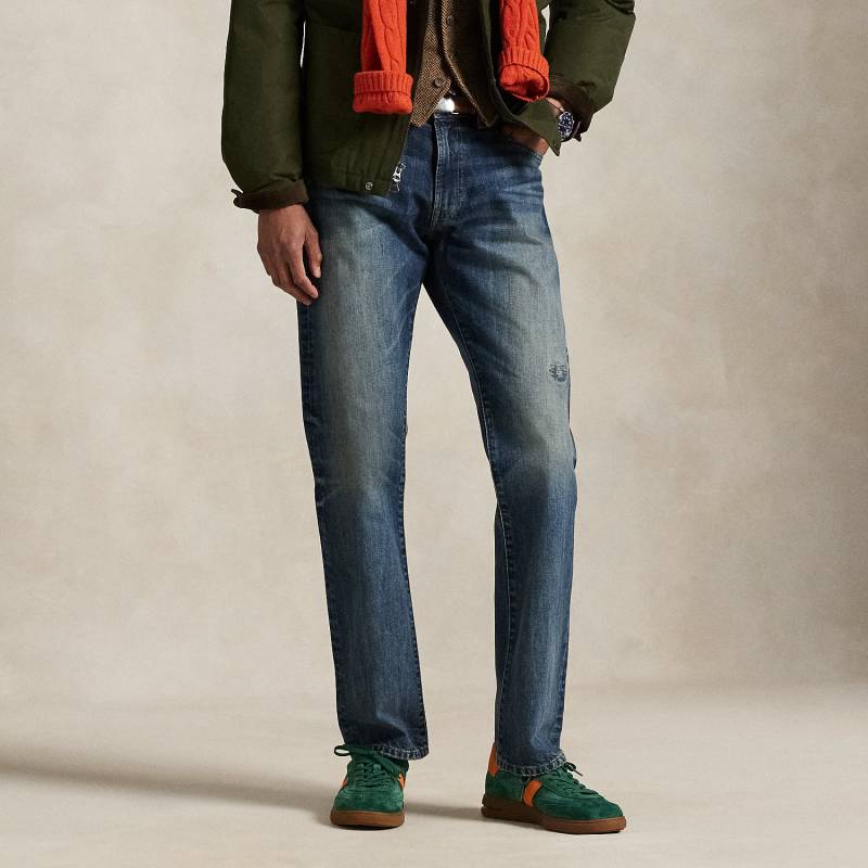 Straight-Fit Jeans Hampton in Used-Optik von Polo Ralph Lauren