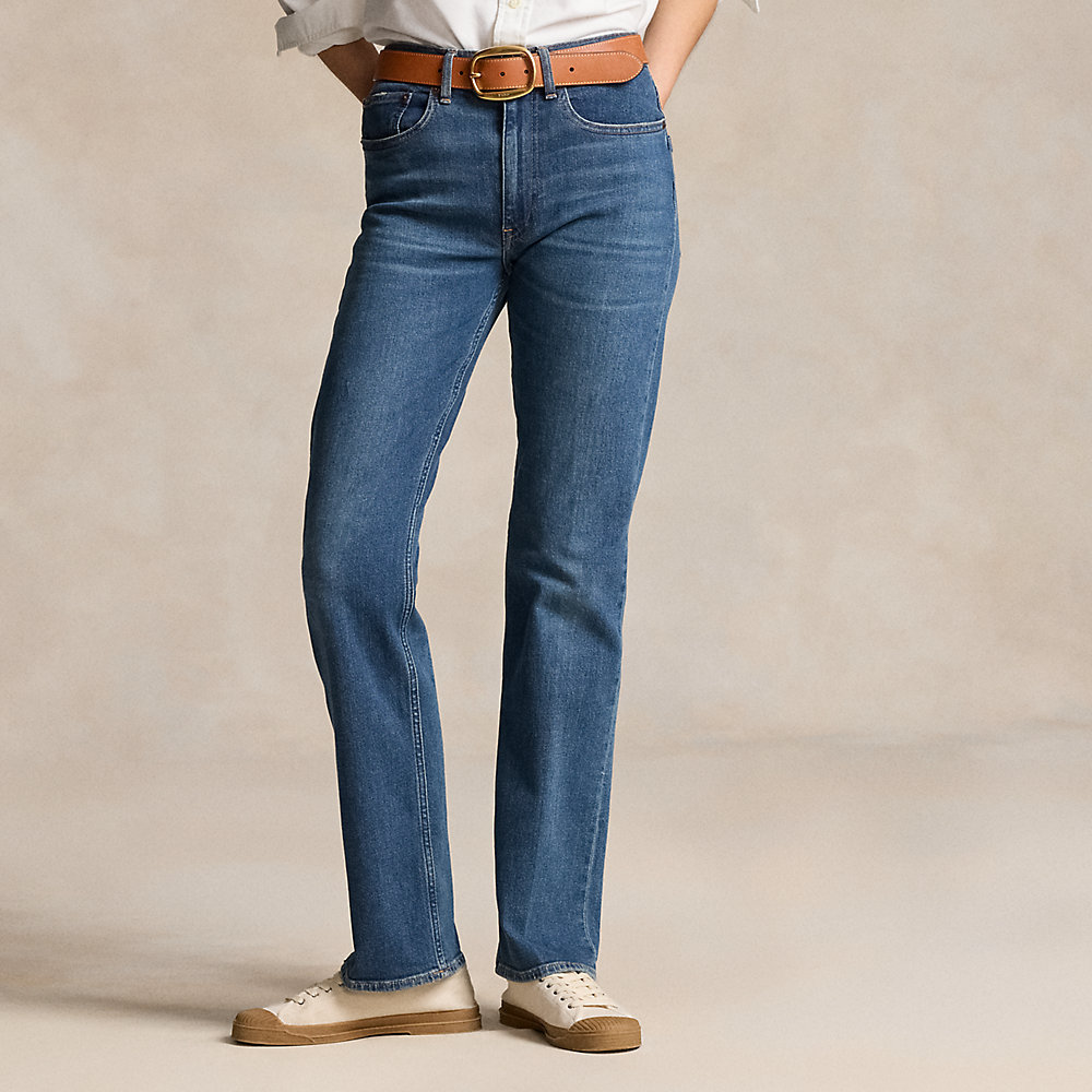 Straight-Fit Jeans mit hoher Leibhöhe von Polo Ralph Lauren