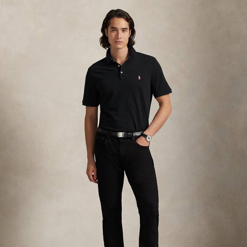 Stretchpiqué-Poloshirt mit Pink Pony von Polo Ralph Lauren