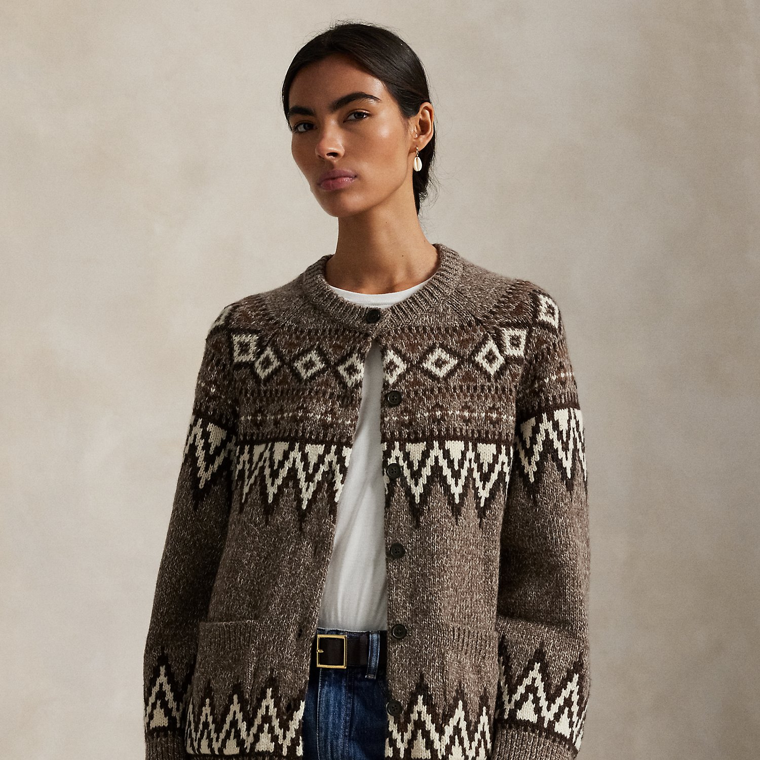 Strickjacke mit Fair-Isle-Muster Strickjacke mit Fair-Isle-Muster von Polo Ralph Lauren