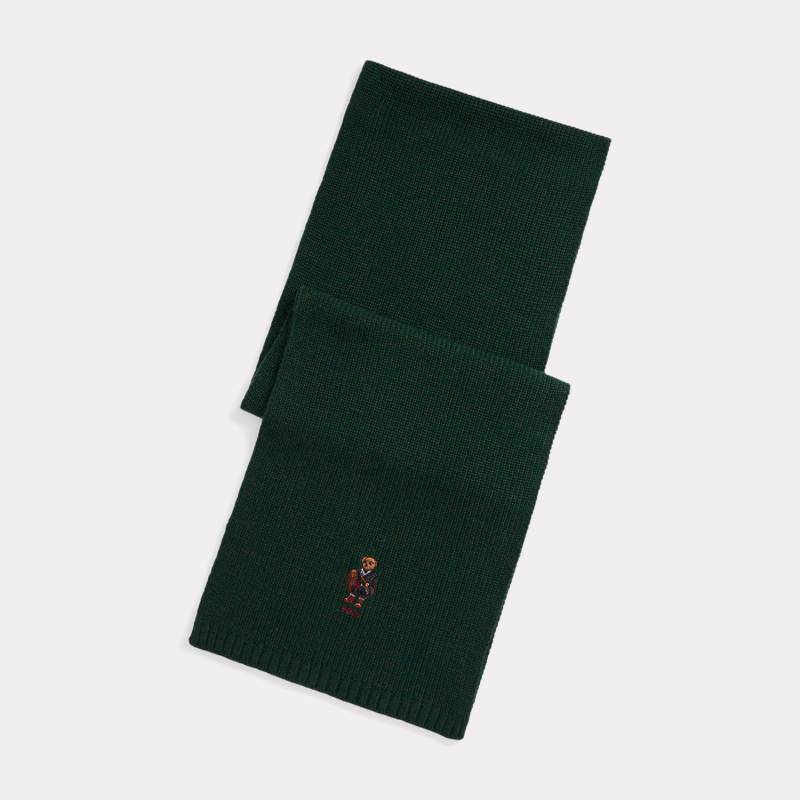Strickschal mit Polo Bear von Polo Ralph Lauren