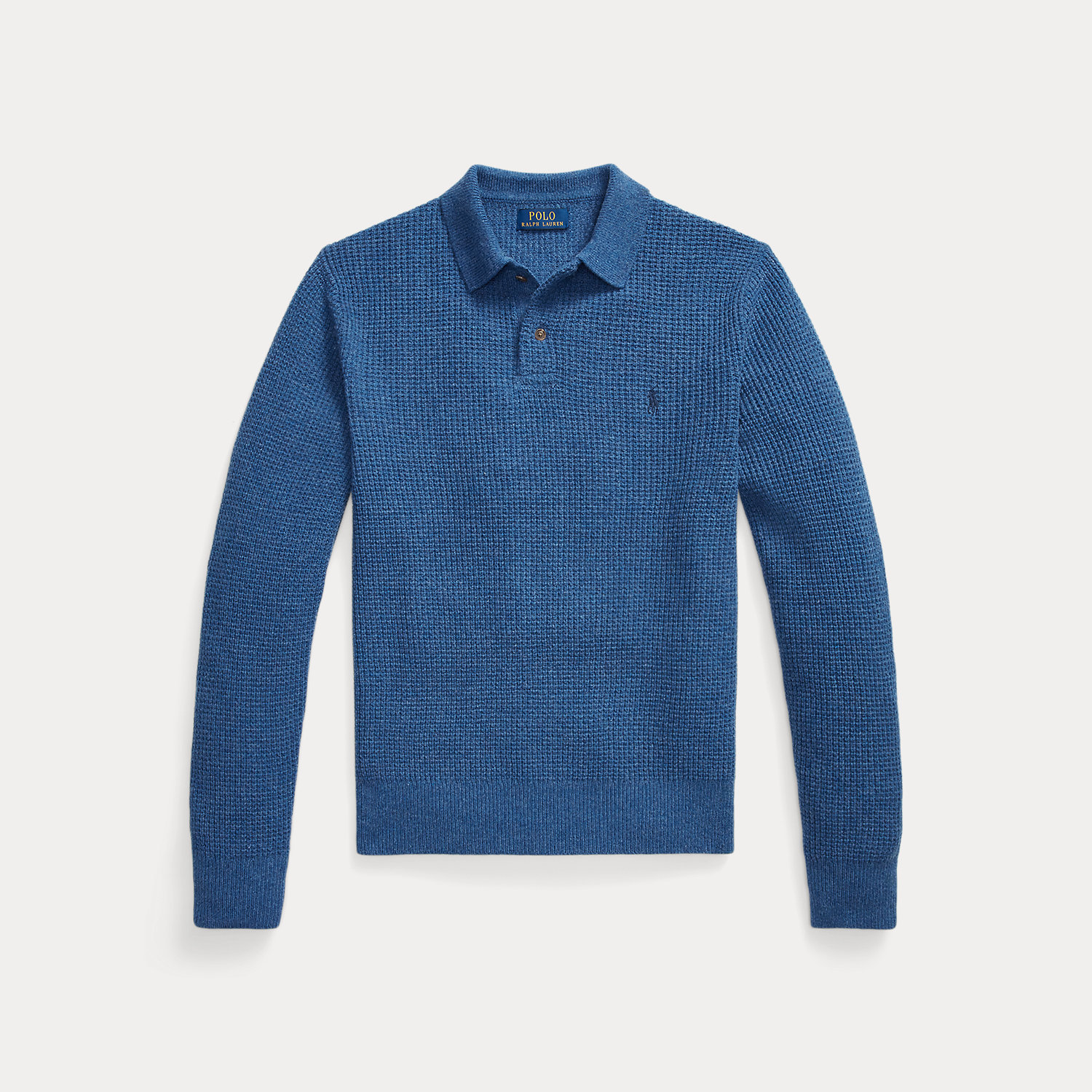 Strukturierter Pullover mit Polokragen von Polo Ralph Lauren