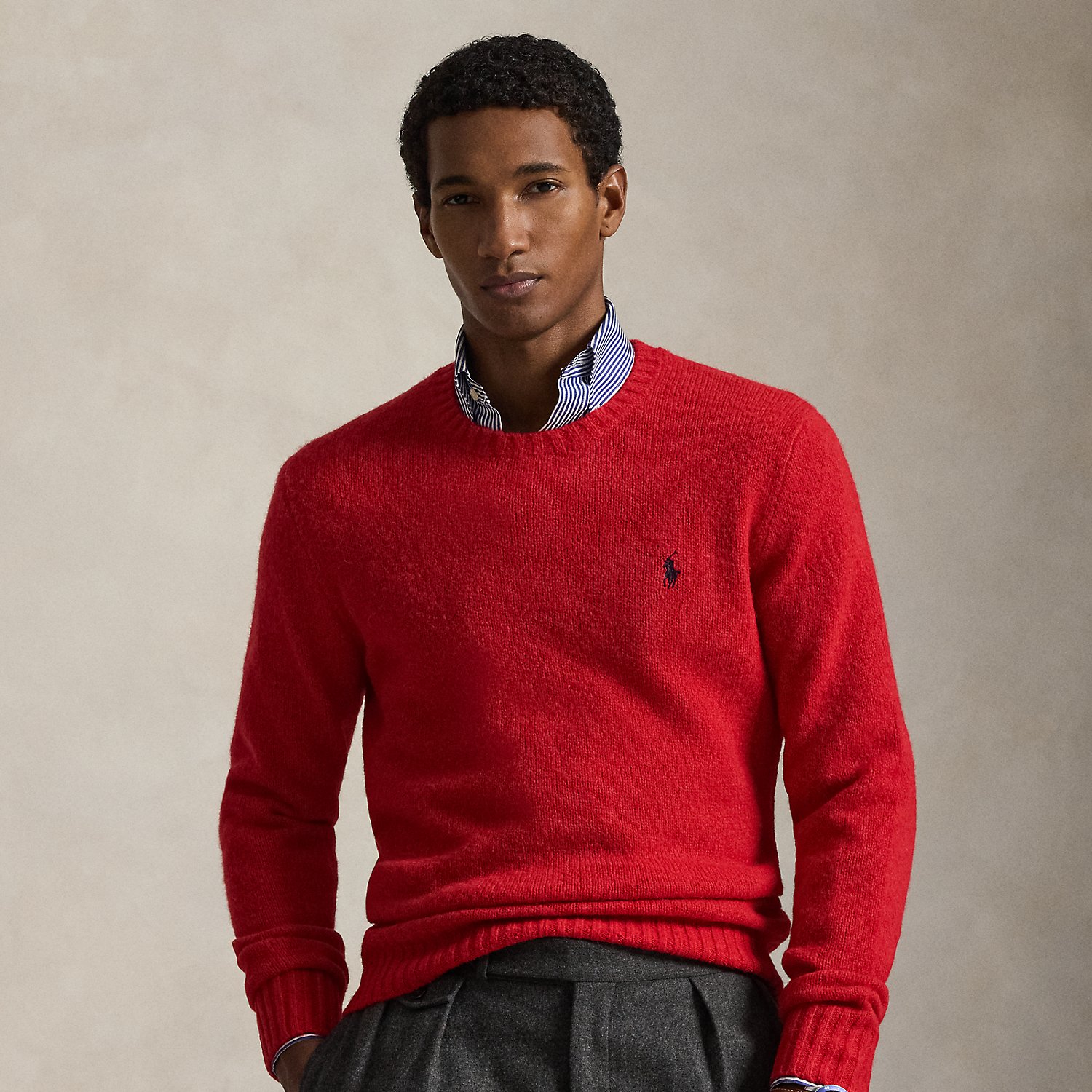 Strukturierter Rundhalspullover von Polo Ralph Lauren