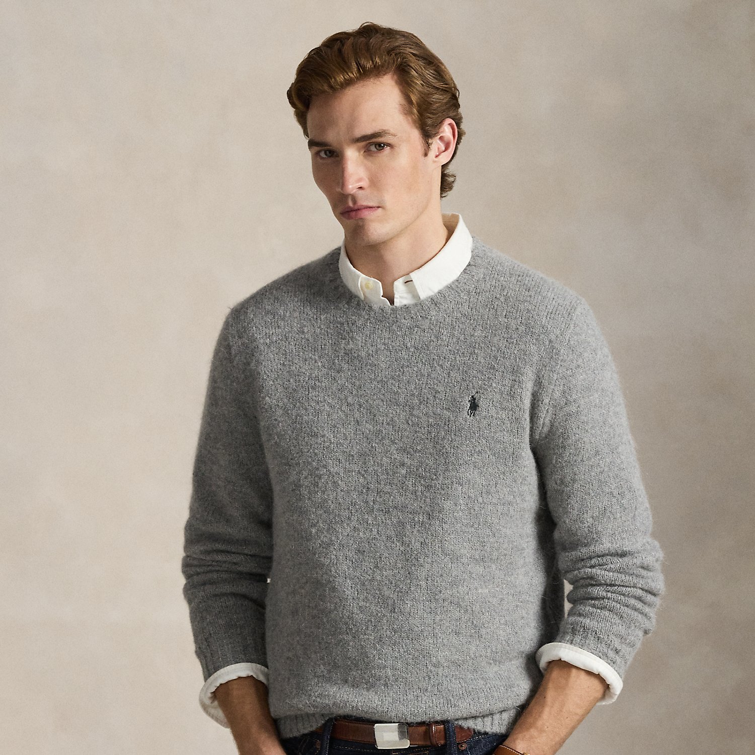 Strukturierter Rundhalspullover von Polo Ralph Lauren