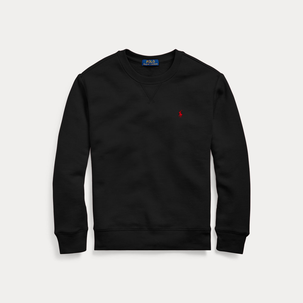 Rundhalspullover aus Fleece von Ralph Lauren