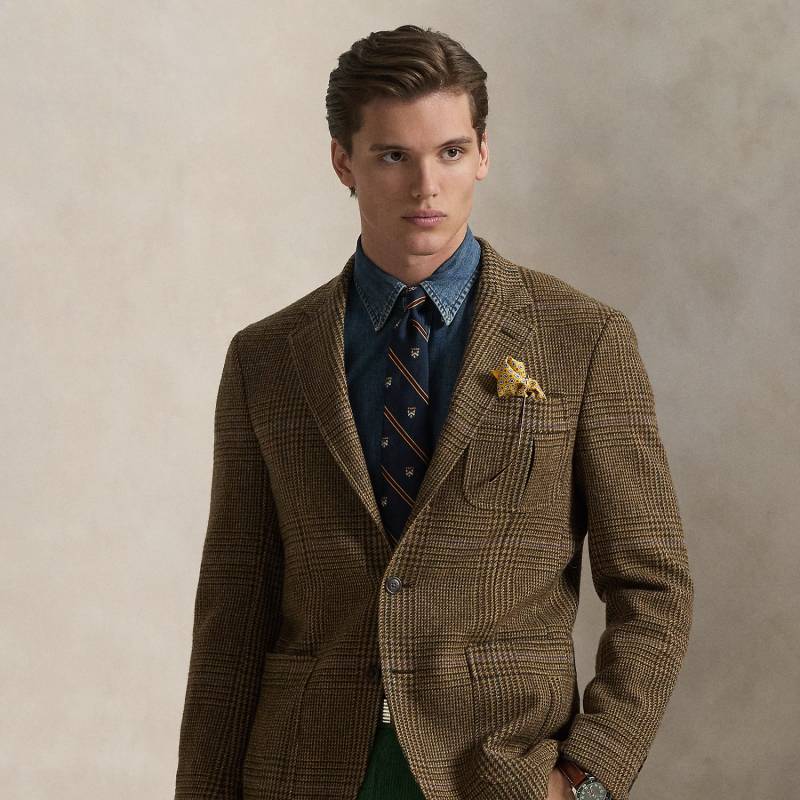 Tailored-Fit Polo-Glencheck-Anzugjacke von Polo Ralph Lauren