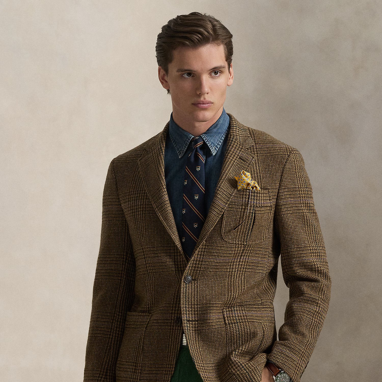 Tailored-Fit Polo-Glencheck-Anzugjacke von Polo Ralph Lauren