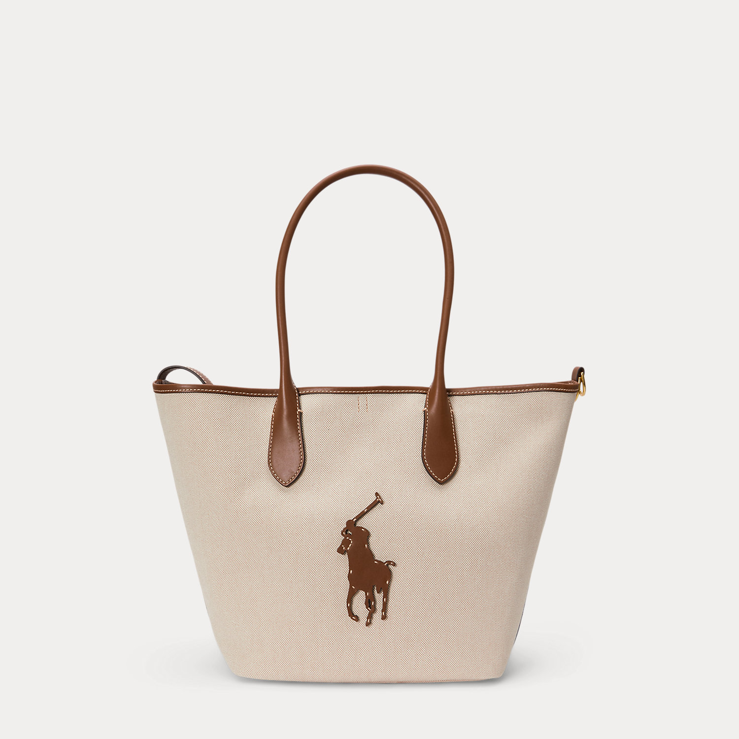 Tasche Bellport aus Leder und Segeltuch von Polo Ralph Lauren