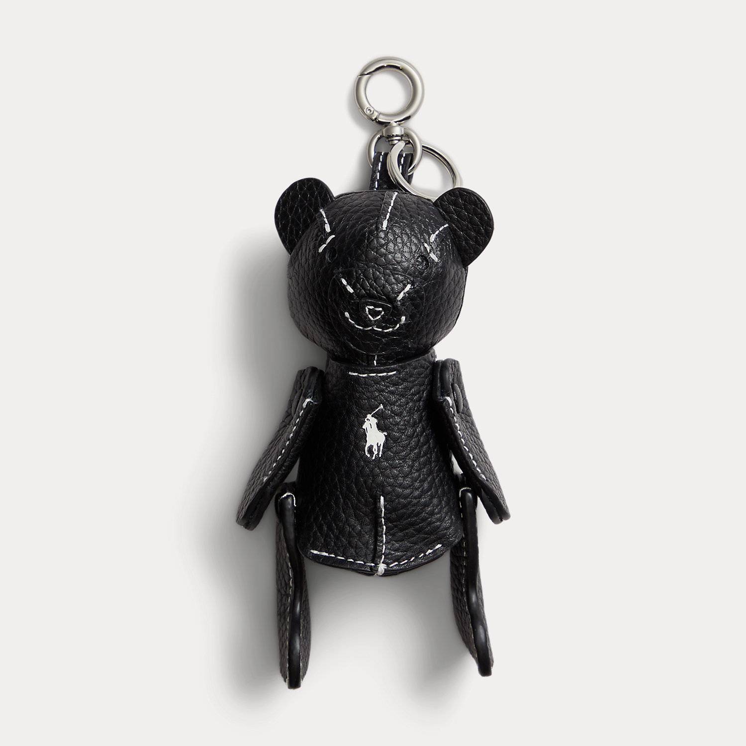Taschenanhänger aus Leder mit Polo Bear von Polo Ralph Lauren