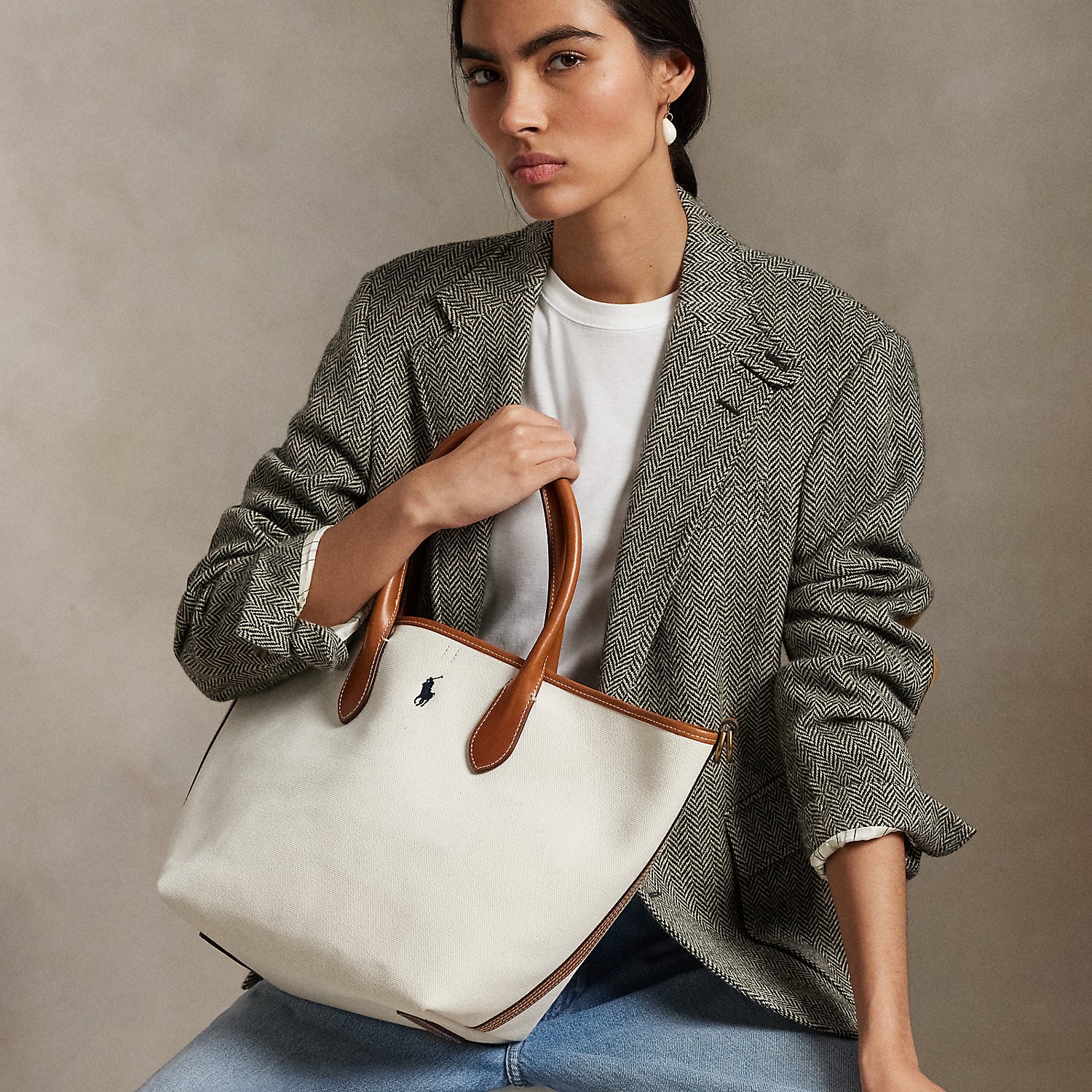 Tragetasche Bellport aus Segeltuch von Polo Ralph Lauren