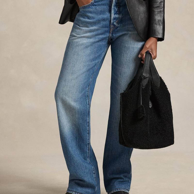 Tragetasche Polo Play aus Lammfell von Polo Ralph Lauren