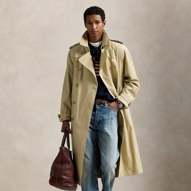 Trenchcoat aus Stretchpopeline von Polo Ralph Lauren
