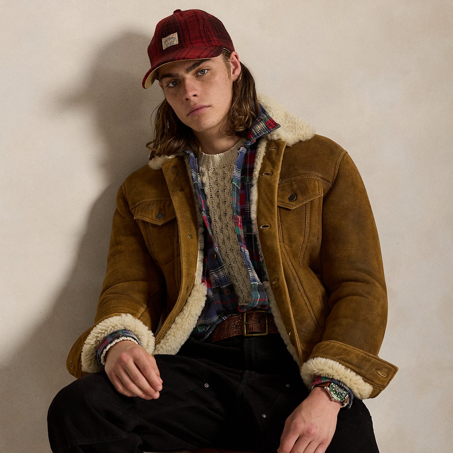 Truckerjacke aus Lammfell Truckerjacke aus Lammfell von Polo Ralph Lauren