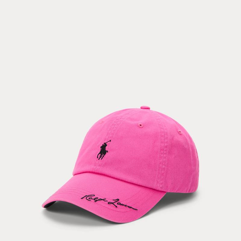 Twill-Baseballkappe mit Pink Pony von Polo Ralph Lauren
