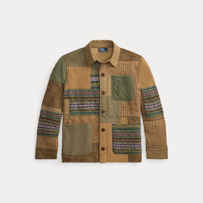 Utility-Cardigan mit Patchworkmotiv von Polo Ralph Lauren