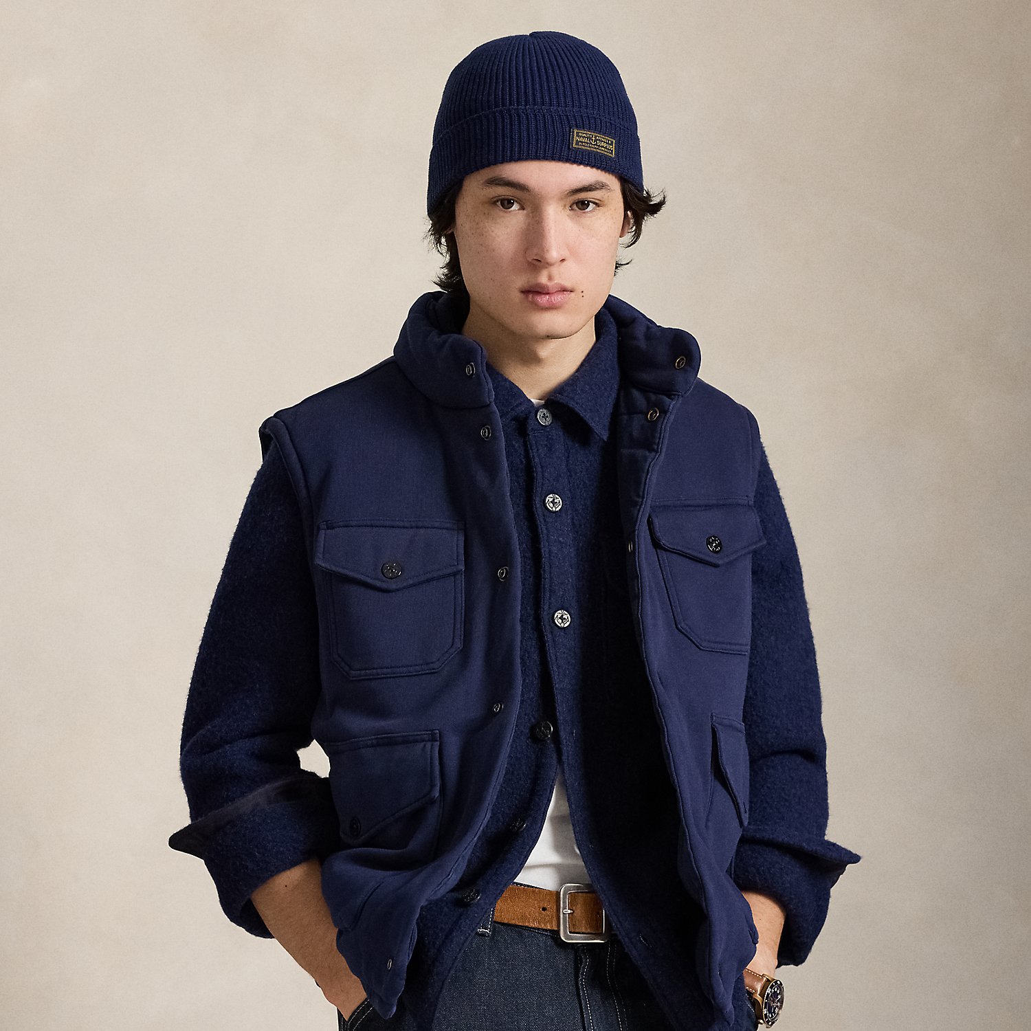 Utility-Weste aus Loopback-Fleece von Polo Ralph Lauren