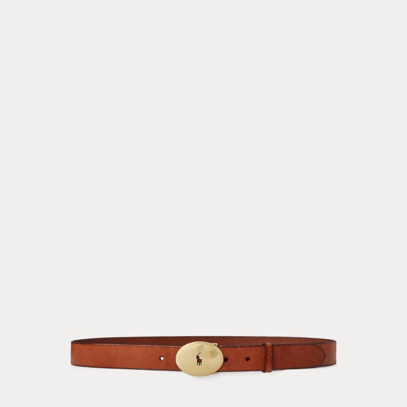 Vachetteledergürtel Polo ID mit Schnalle Vachetteledergürtel Polo ID mit Schnalle von Polo Ralph Lauren