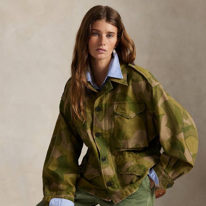 Kurze Feldjacke mit Druck von Polo Ralph Lauren
