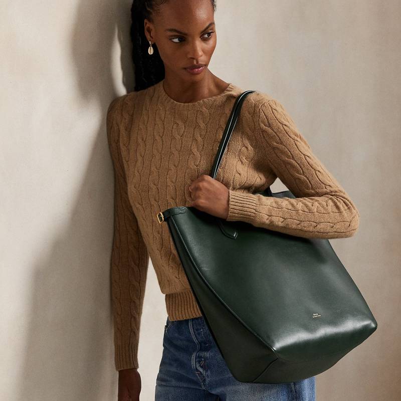 Vertikale Tragetasche Bellport aus Leder von Polo Ralph Lauren