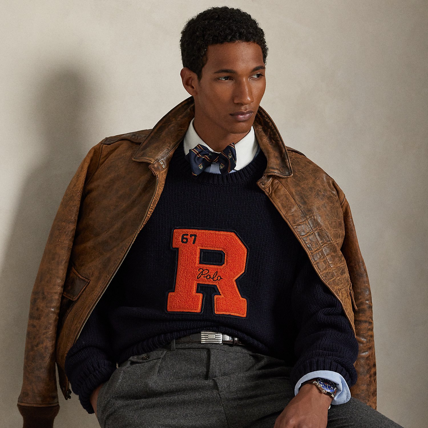 Vintage-Fit College-Pullover aus Wolle Vintage-Fit College-Pullover aus Wolle von Polo Ralph Lauren