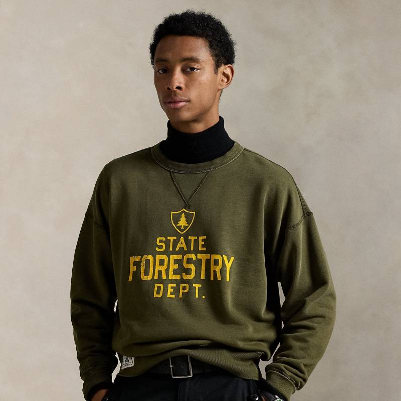 Vintage-Fit Fleece-Sweatshirt mit Grafik von Polo Ralph Lauren
