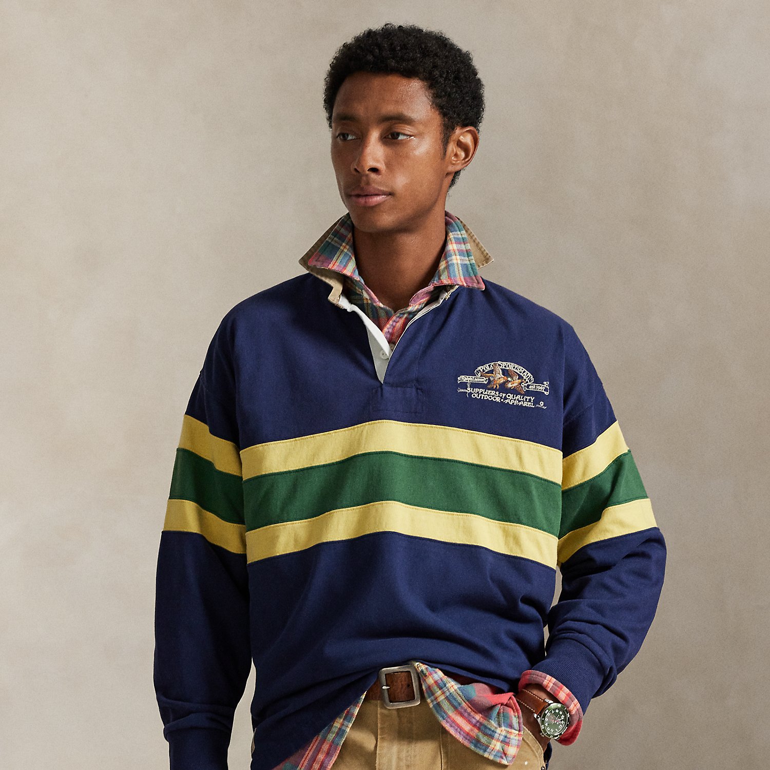 Vintage-Fit Rugbyhemd mit Stickerei Vintage-Fit Rugbyhemd mit Stickerei von Polo Ralph Lauren