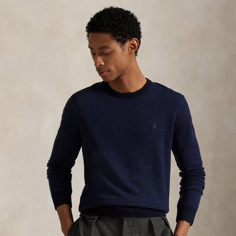 Waschbarer Hahnentritt-Wollpullover von Polo Ralph Lauren