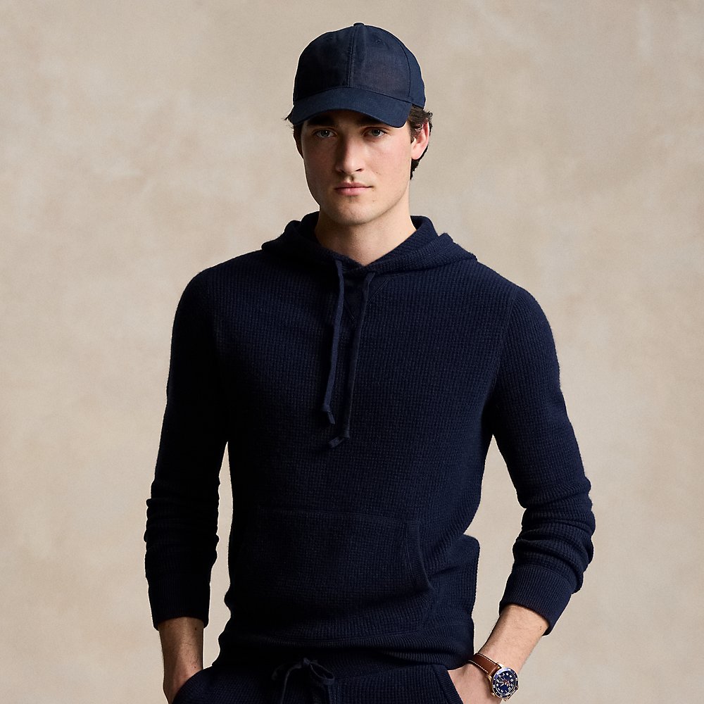 Waschbarer Kaschmir-Kapuzenpullover von Polo Ralph Lauren