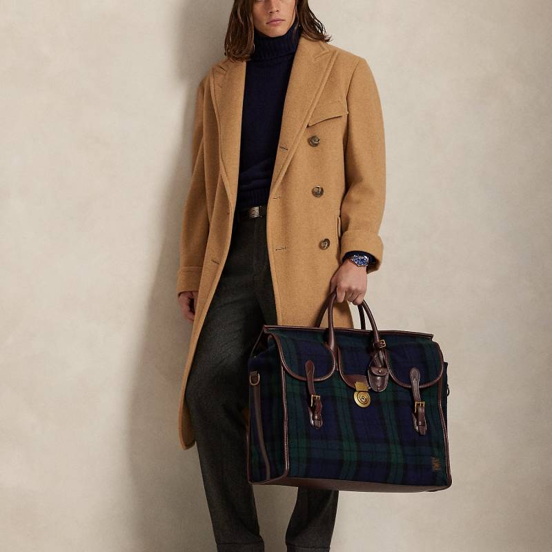 Weekender-Tasche aus Tweed und Leder von Polo Ralph Lauren