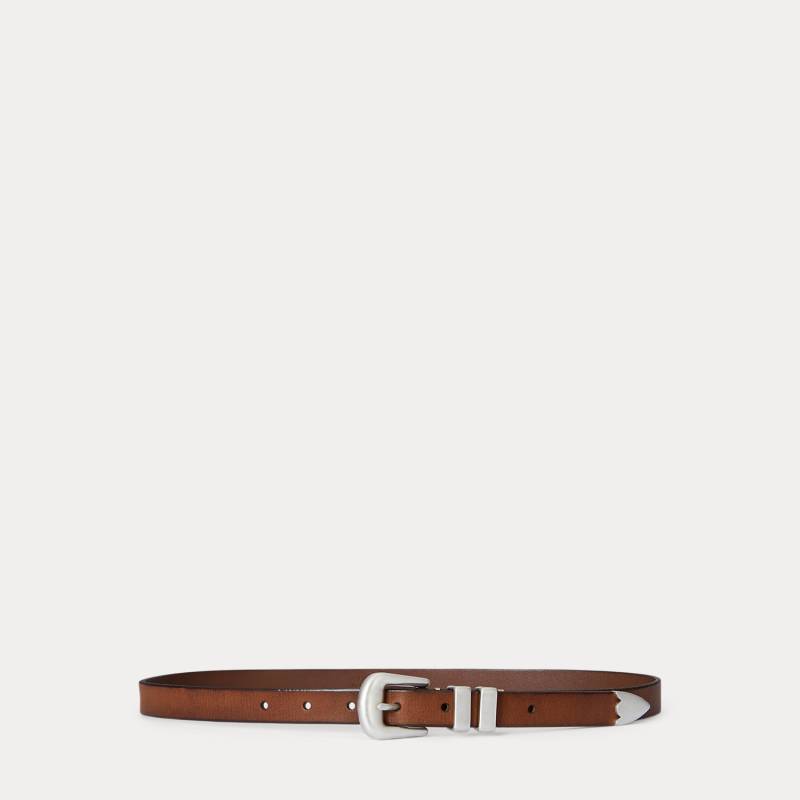 Western-Ledergürtel in Used-Optik von Polo Ralph Lauren