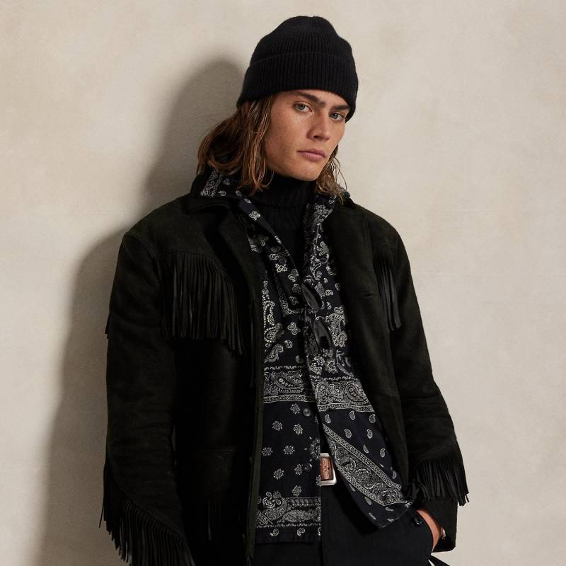 Wildlederjacke mit Fransen von Polo Ralph Lauren