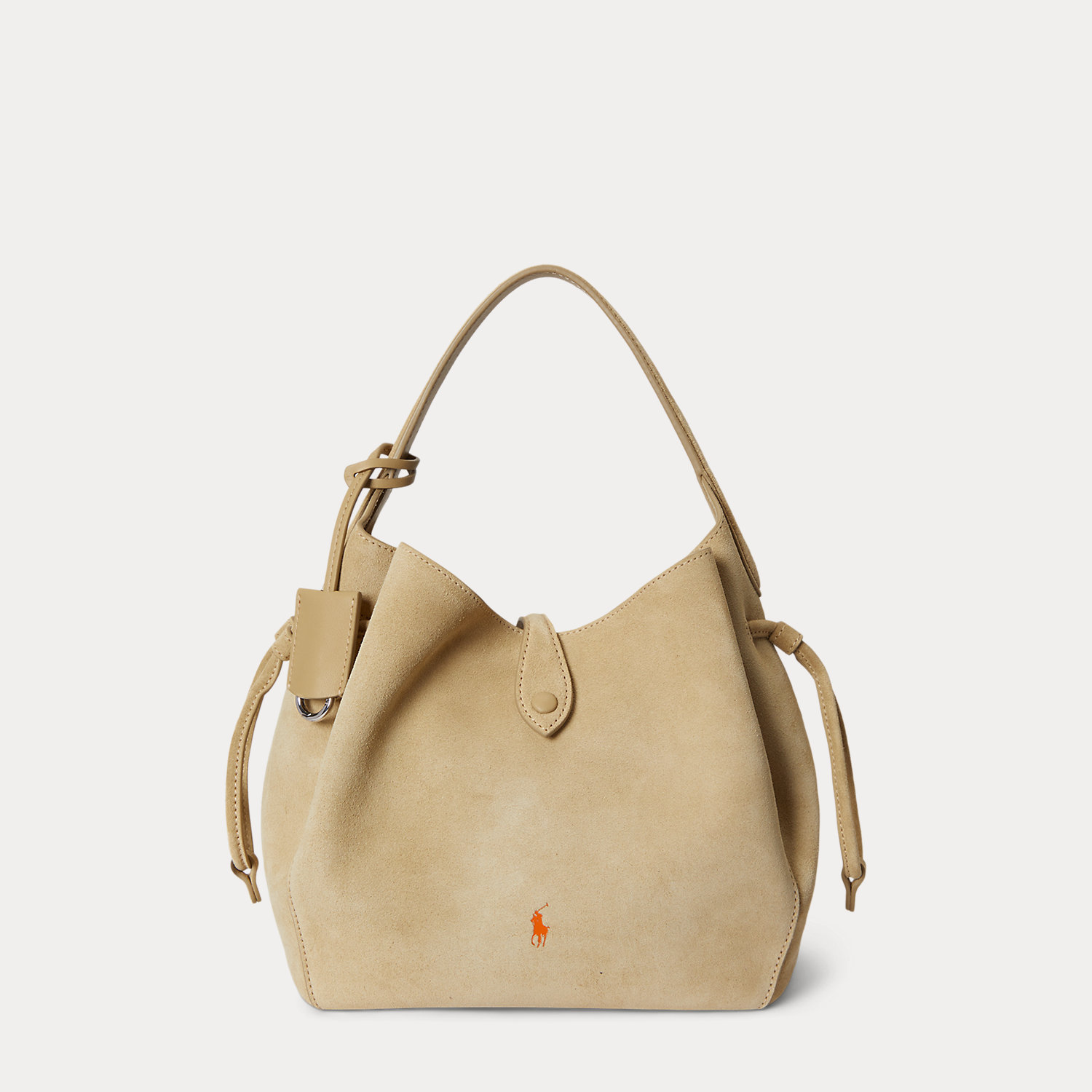 Wildledertasche Polo Play in Beutelform von Polo Ralph Lauren