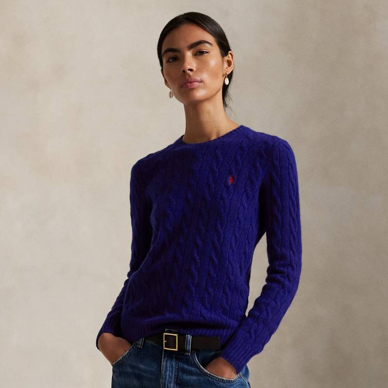 Woll-Kaschmir-Pullover mit Zopfmuster von Polo Ralph Lauren